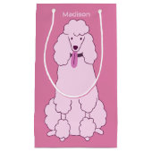 Aangepaste naam Roze Rodle Klein Cadeauzakje (Voorkant)