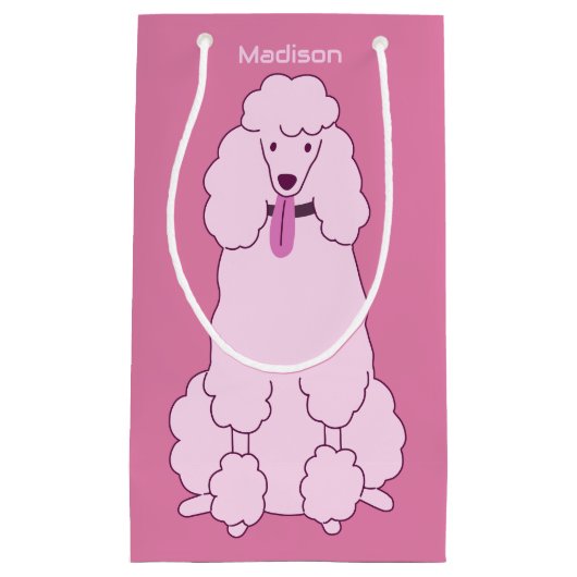 Aangepaste naam Roze Rodle Klein Cadeauzakje (Voorkant)