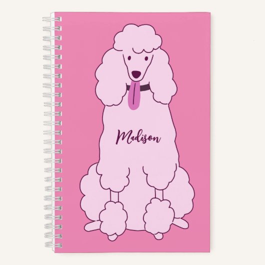 Aangepaste naam Roze Rodle Notitieboek (Voorkant)