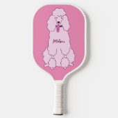 Aangepaste naam Roze Rodle Pickleball Paddle (Achterkant)