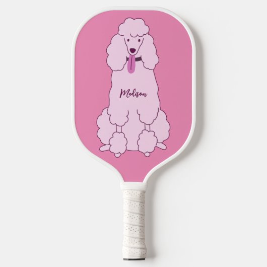 Aangepaste naam Roze Rodle Pickleball Paddle (Voorkant)