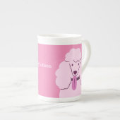 Aangepaste naam Roze Rodle Porselein Kop (Voorkant rechts)