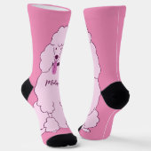 Aangepaste naam Roze Rodle Sokken (Gebogen)