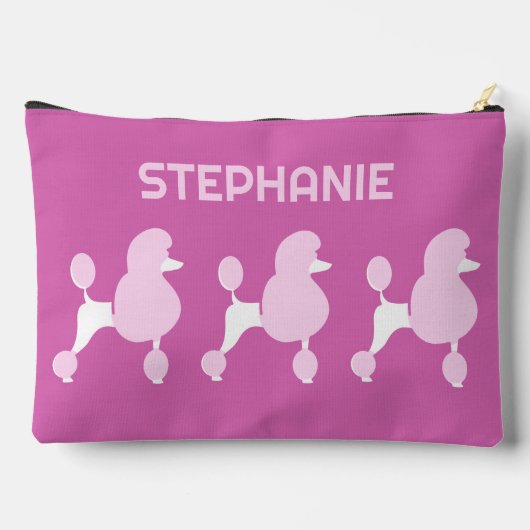 Aangepaste naam roze roezels etui (Achterkant)