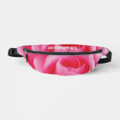 Aangepaste naam  ROZE ROSE Fanny Pack Heuptasje (Voorkant)