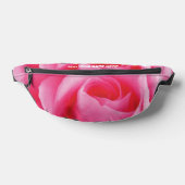 Aangepaste naam  ROZE ROSE Fanny Pack Heuptasje (Liggend)