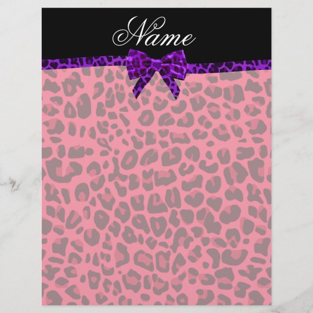 Aangepaste naam roze strook druk paarse boeg (Voorkant)