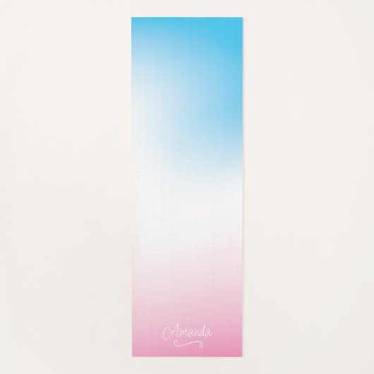 Aangepaste naam Roze Yogamat (Voorkant)