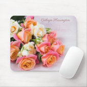 Aangepaste naam Rozen muispad Muismat (Met muis)