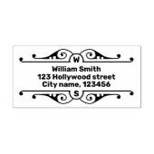 Aangepaste naam rubberstempel (Afrduk)