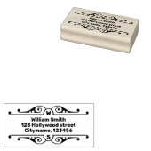 Aangepaste naam rubberstempel (Gestempeld)
