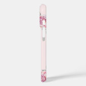 Aangepaste naam rustieke waterverf bloemige eenhoo Case-Mate iPhone case (Achterkant / Links)