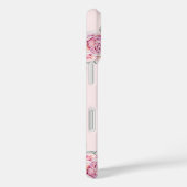 Aangepaste naam rustieke waterverf bloemige eenhoo Case-Mate iPhone case (Achterkant / Rechts)