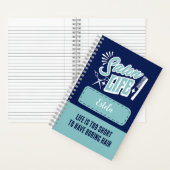 Aangepaste Naam Salon Life Gift voor Hair Stylist  Notitieboek (Binnen)