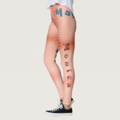 Aangepaste naam Sangria Desert Sand Leggings (Links)