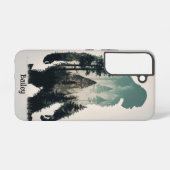 Aangepaste naam Sasquatch Big Foot Legend Samsung Galaxy Hoesje (Achterkant horizontaal)