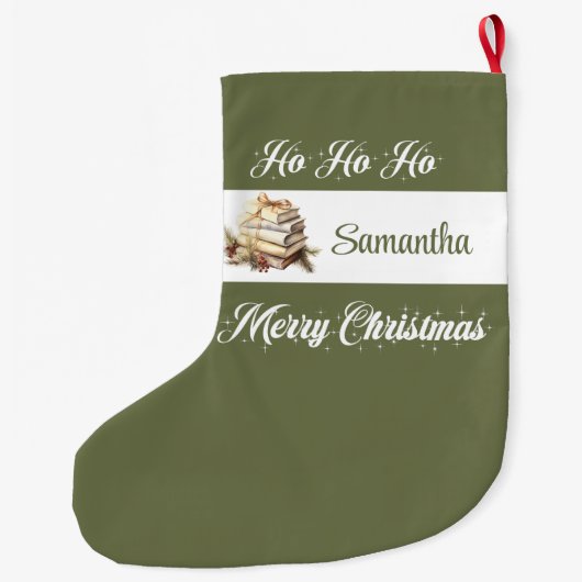 Aangepaste naam Scandinavische kerstsok (Achterkant)