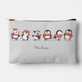 Aangepaste naam schaatspinguïns etui (Voorkant)