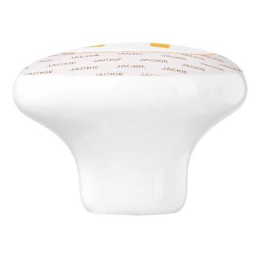 Aangepaste naam schattig Lion unisex oerwoud thema Keramische Knop (Zijkant)