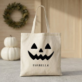 Aangepaste naam Schattig Pompomgezicht Tote Bag
