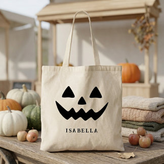 Aangepaste naam Schattig Pompomgezicht Tote Bag