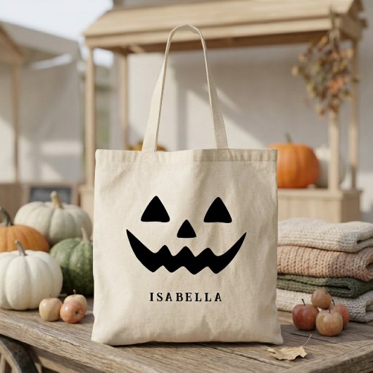 Aangepaste naam Schattig Pompomgezicht Tote Bag