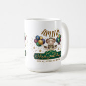 Aangepaste naam Schattige Eid Al-Adha Schaap Koffiemok (Voorkant rechts)
