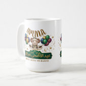 Aangepaste naam Schattige Eid Al-Adha Schaap Koffiemok (Voorkant links)