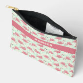 Aangepaste naam Schattige Flamingo patroon Etui (Open)