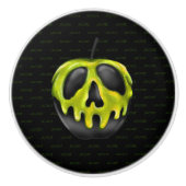 Aangepaste naam schattige gothic vergiftigde appel keramische knop (Voorkant)