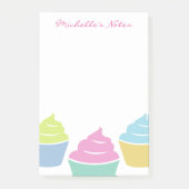 Aangepaste naam schattige, kleurrijke stekelnoten post-it® notes (Voorkant)