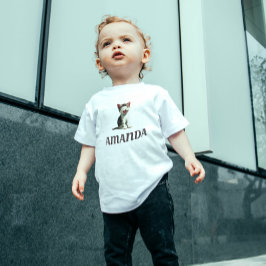 aangepaste naam schattige lachende kat