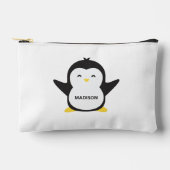Aangepaste naam schattige pinguïn etui (Voorkant)
