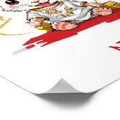 Aangepaste naam Schattigee Baby-muis Poster (Hoek)