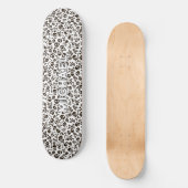 Aangepaste naam Schedelpatroon Persoonlijk Skateboard (Voorkant)