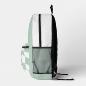 Aangepaste naam school rugzakken - Sage Checkered (Rechts)