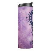 Aangepaste naam Schorpioen Zodiac teken Thermosbeker (Gedraaid links)