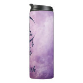 Aangepaste naam Schorpioen Zodiac teken Thermosbeker (Geroteerd rechts)