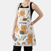 Aangepaste naam Schort voor kattenliefhebbers (Insitu)