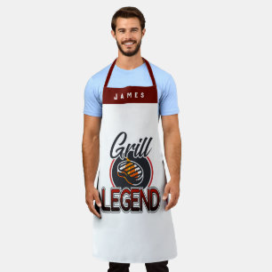 Aangepaste naam Schorten, persoonlijke BBQ Grill D Schort