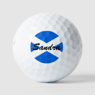 Aangepaste Naam Schotse Vlag be6 gbt Golfballen