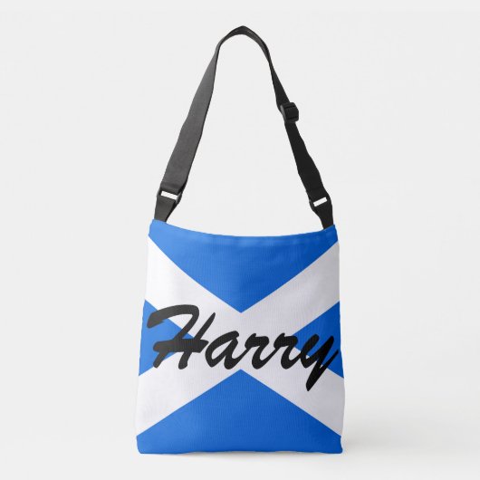 Aangepaste naam Schotse vlag cbbcn Crossbody Tas (Voorkant)