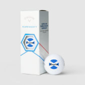 Aangepaste naam Schotse vlag css gbcnt Golfballen (Verpakking)