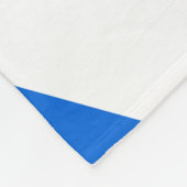 Aangepaste naam Schotse vlag fbcn Fleece Deken (Hoek)