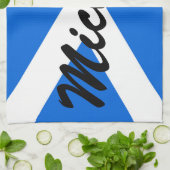 Aangepaste naam Schotse vlag ktcnt Theedoek (Gevouwen)