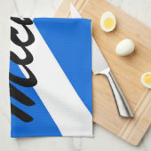 Aangepaste naam Schotse vlag ktcnt Theedoek (Quarter Fold)
