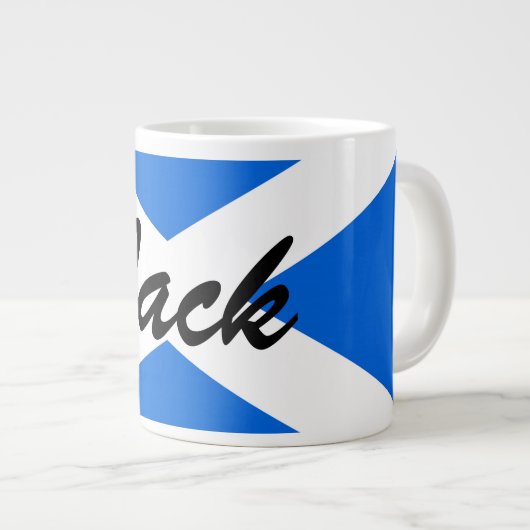 Aangepaste naam Schotse vlag moet Grote Koffiekop (Voorkant rechts)
