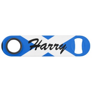Aangepaste naam Schotse vlag Speed Flessenopener