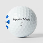 Aangepaste naam Schotse Vlag tmtp5 gbcnt Golfballen (Logo)