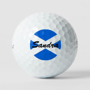 Aangepaste naam Schotse vlag tpv1 gbcn Golfballen